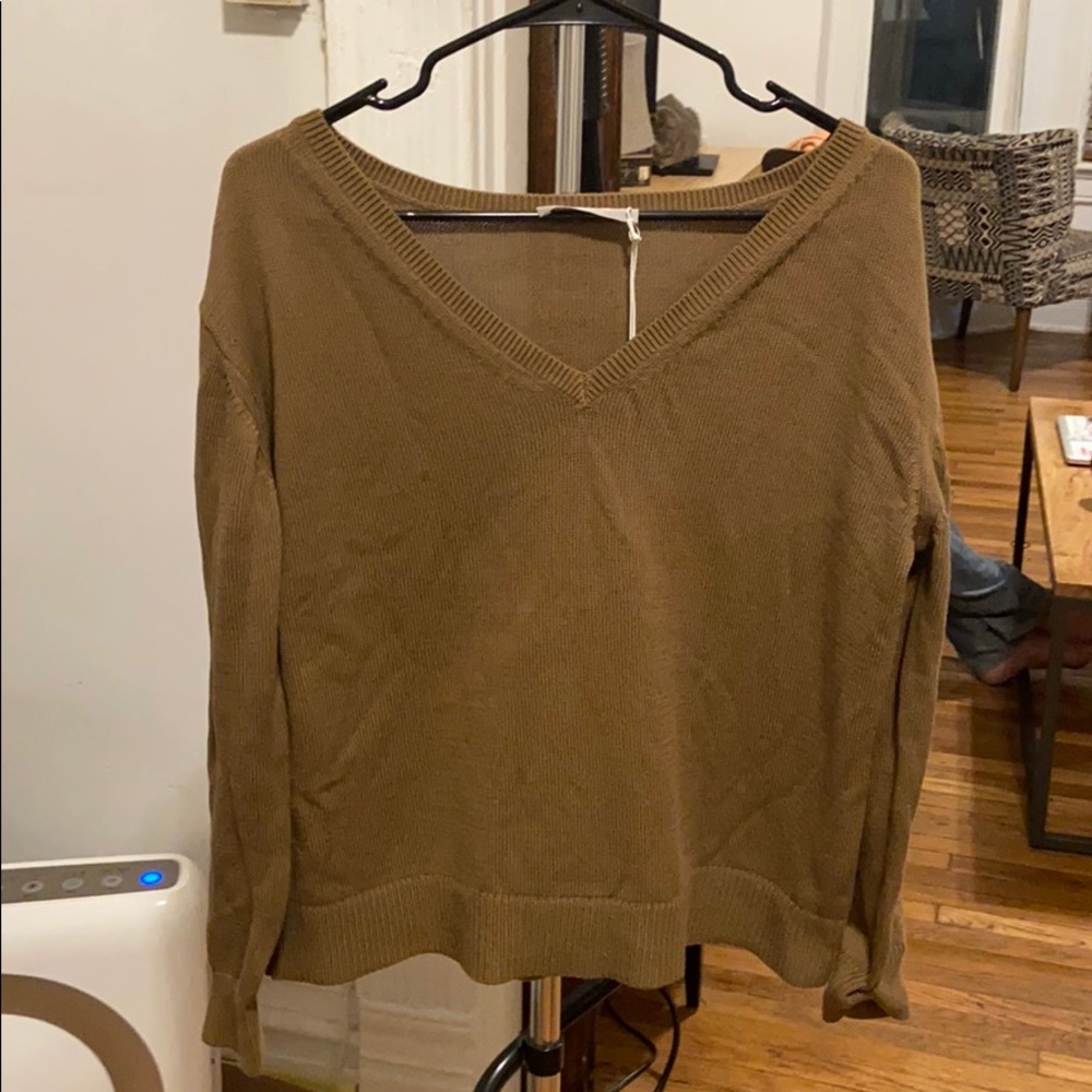 NWT Cozy Olive Everlane sweater!